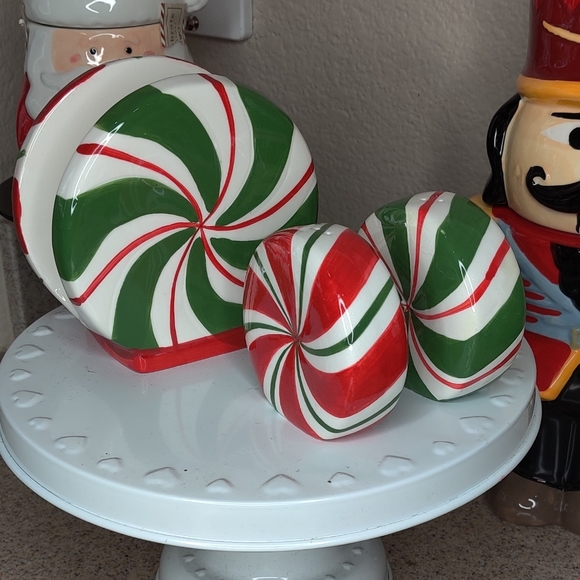 Kmart Dining Vintage Kmart Peppermint Candy Salt And Pepper Shaker